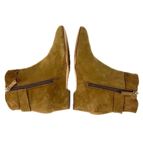 Nine West Jabali Brown Ankle Booties - Size 7.5 - Picture 7 of 10